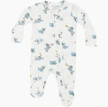 Playful Puppies 2 way Zipper Footie