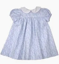 Blue Floral Float Dress