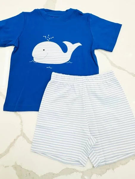 Blue Whale Short Set