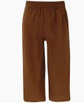 Boys Pull On Corduroy Pants - Camel Brown