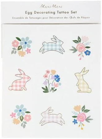 Spring Easter Egg Decorating Tattoo Kit