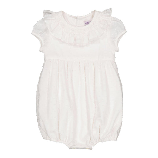 Thanaiis Smocked Pink Bubble