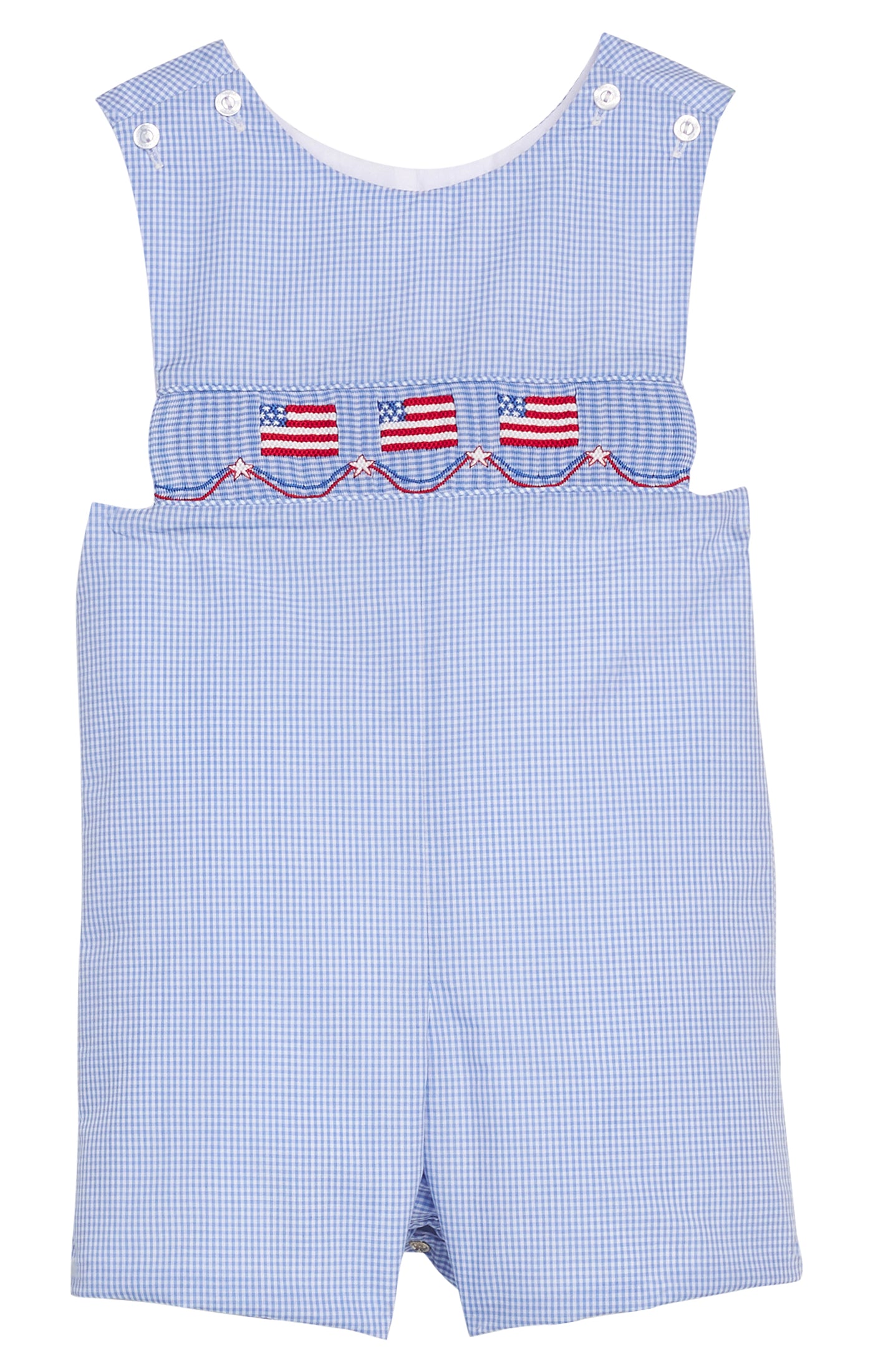 Smocked Shortall - Flags