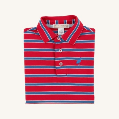 Prim And Proper Polo - Richmond Red Wood