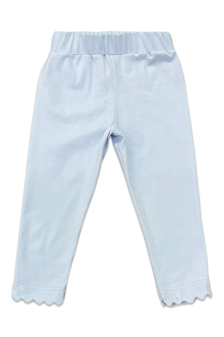 Blue Scallop Legging