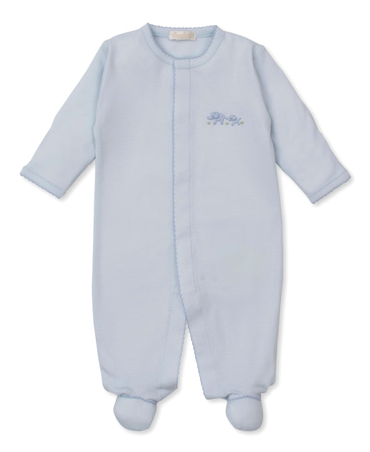 Blue Footie w/ Elephant