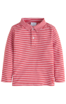 Long Sleeve Sleeve Polo - Red Stripe