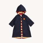 House Ink Satin Cape