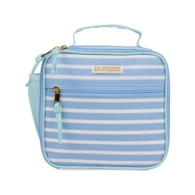 Leighton Lunch Box - Sarasota Sky Stripe/ Sea Island Foam
