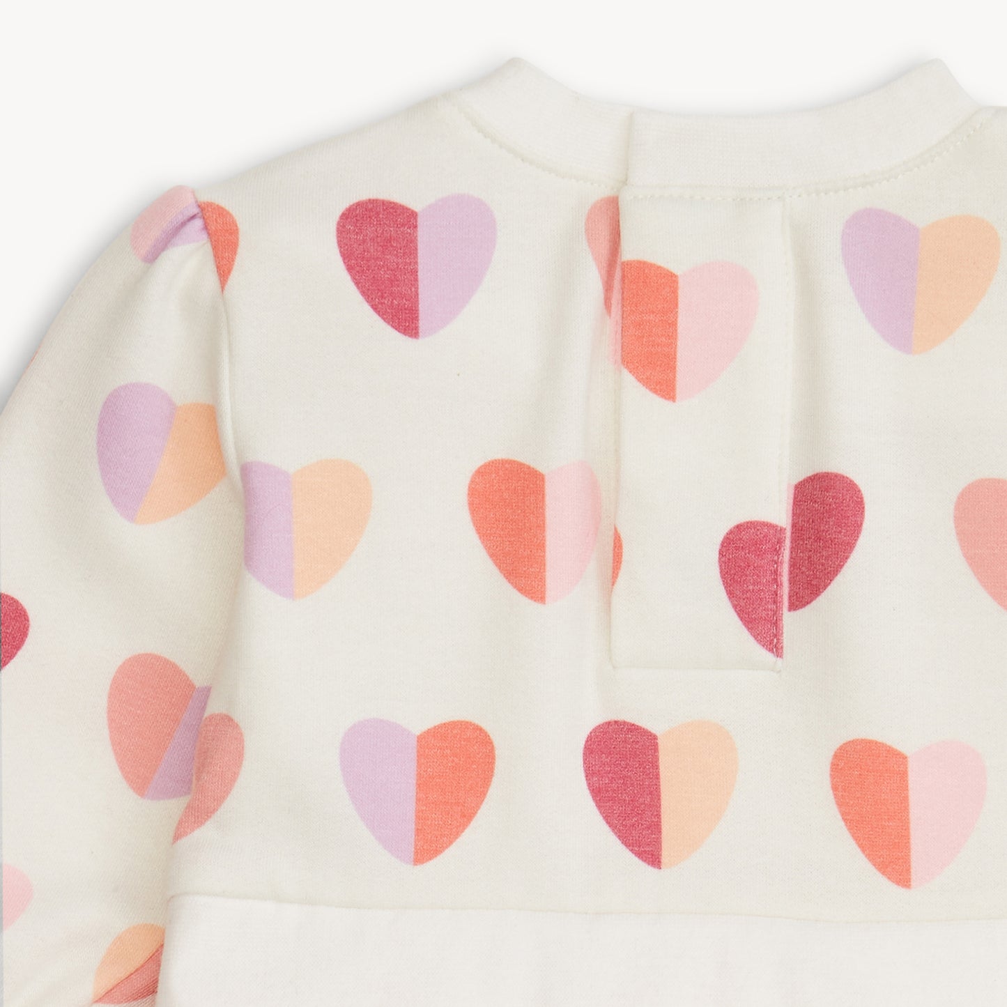 Heart Brushed Fleece Sweatdress