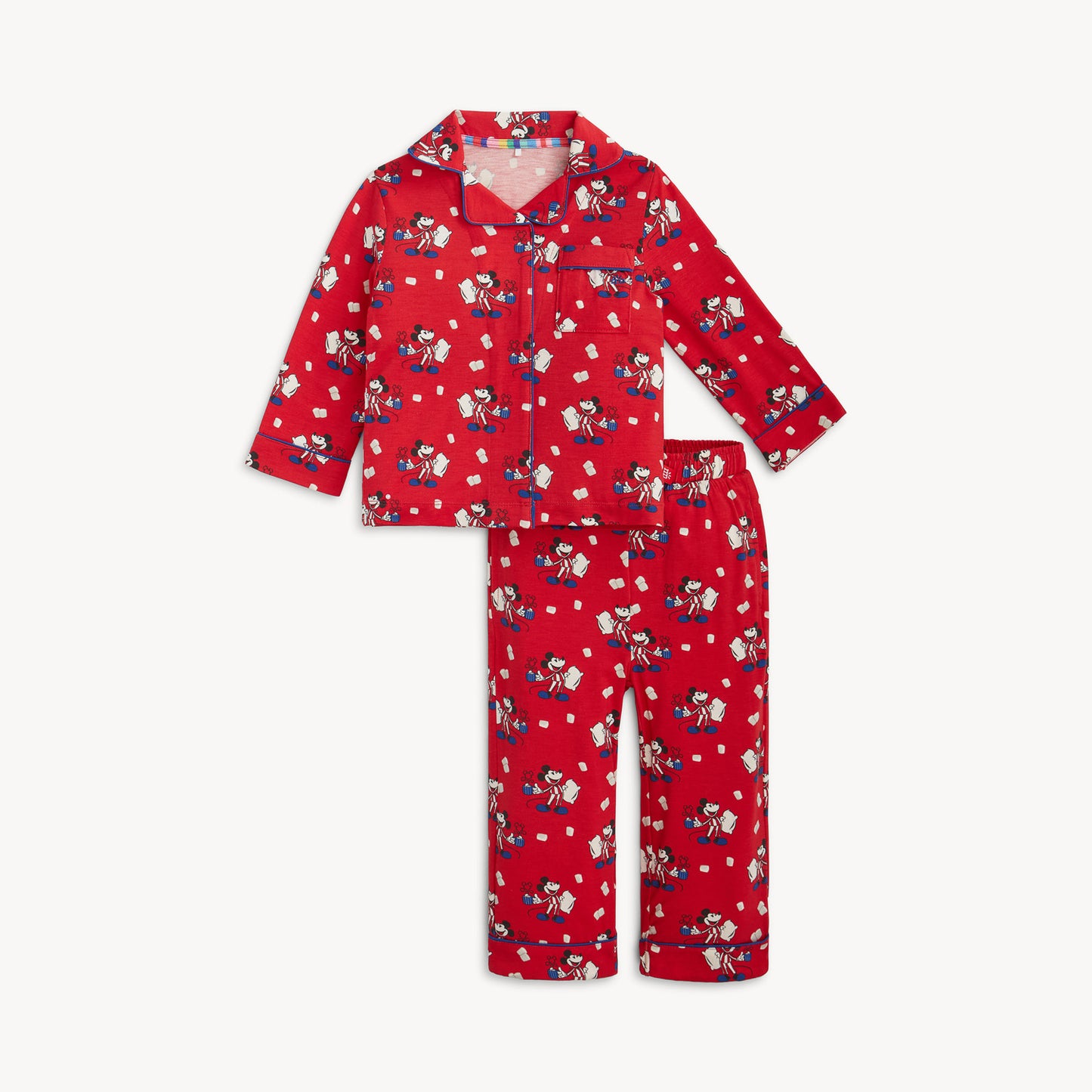 Red Cocoa Club Right Fit Classic Long Sleeve PJ
