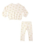 Spongey Knit Set Yellow Daisy