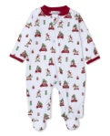 Pjs Christmas Pups Footie W/Zip