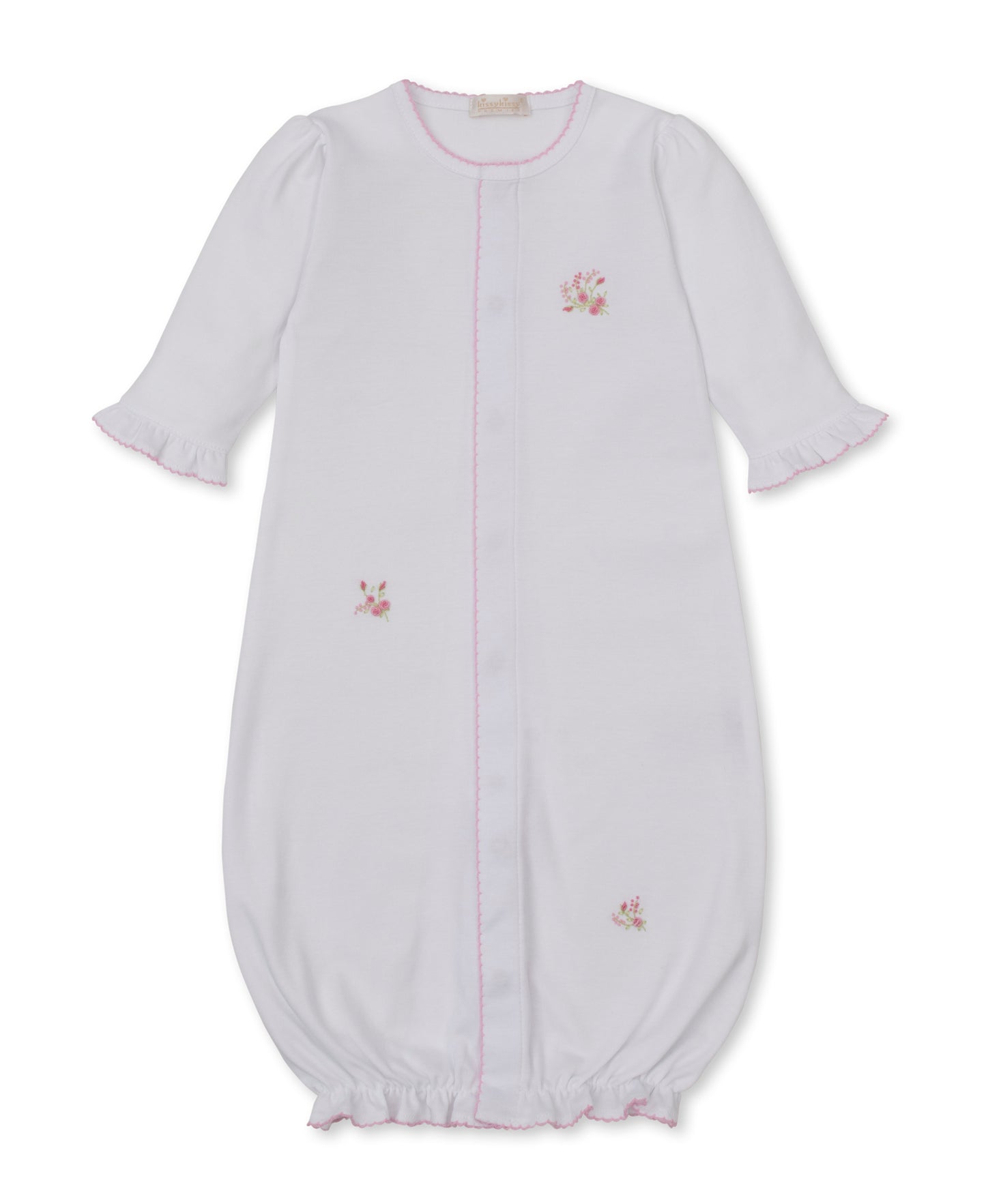 Hand Embroidered Victorian Roses Converter Gown