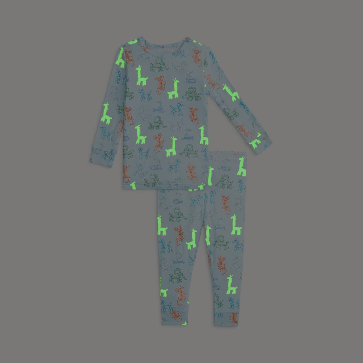 Blue Party Animal Glow in the Dark PJ