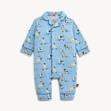 Ruff Riders Romper W/ Piping