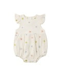 Amelia Romper Embroidered Daisies