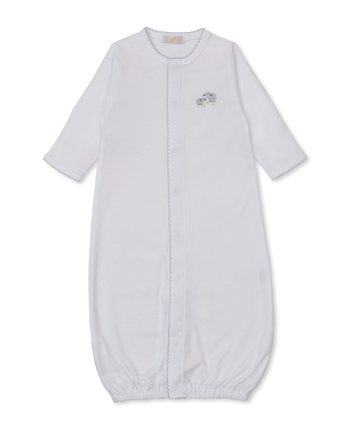 Premier Sweet Sheep Conv Gown W/Emb Sheep - Silver