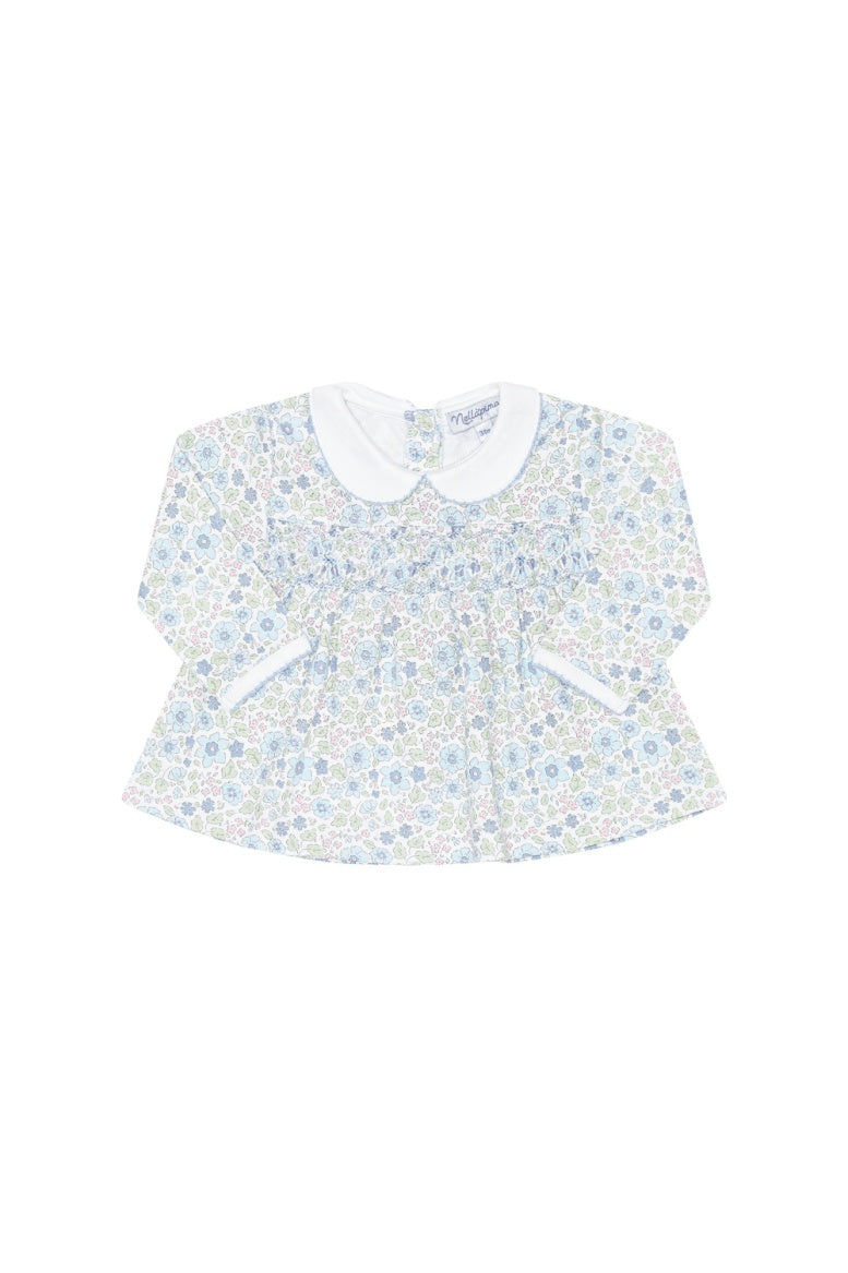 Blue Meadow Smocked Blue Dress