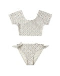 Cropped Rashguard Set Green Fleur