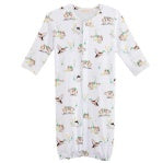 Duck Pond Print Conv Gown