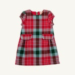 Betts Bow Dress - Richmond Plaid
