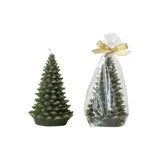 Unscented Tree Shaped Candle - Evergreen