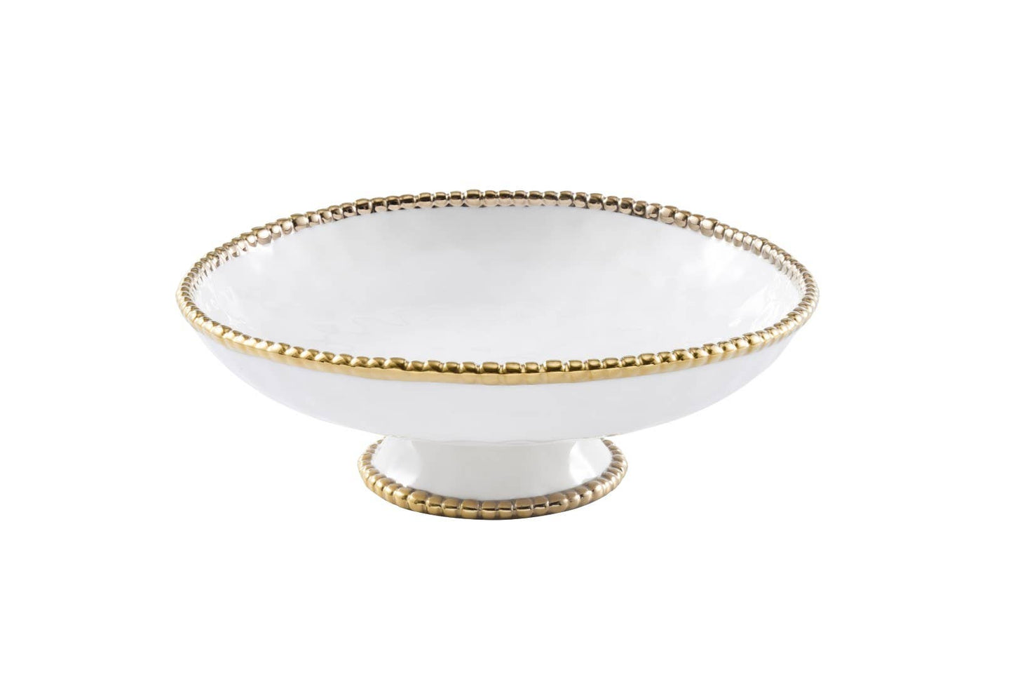 Salerno Gold Footed Bowl