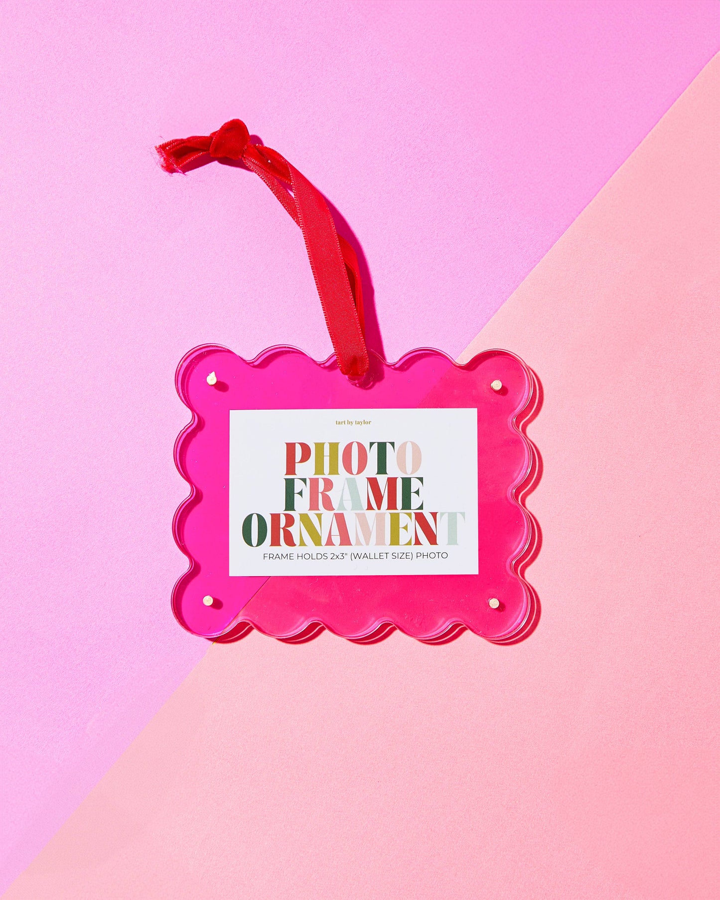 Hot Pink Mini Frame Ornament