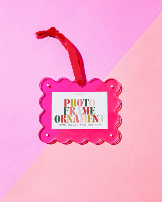 Hot Pink Mini Frame Ornament