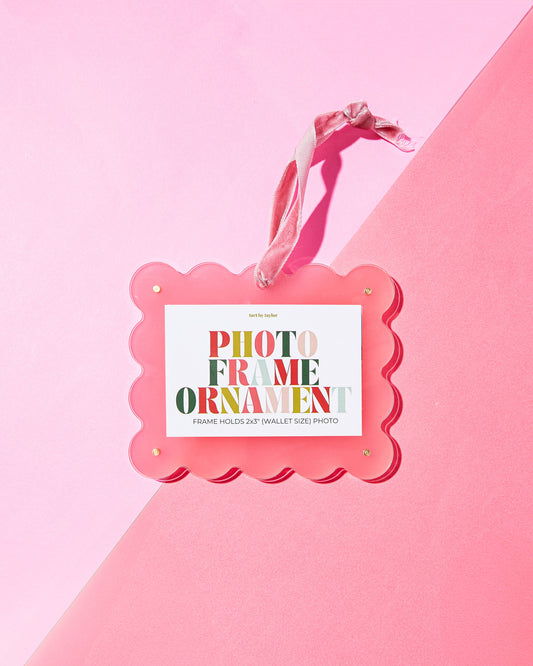 Light Pink Mini Frame Ornament