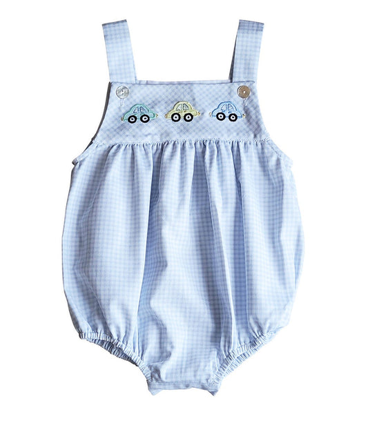 Boys Blue Traffic Sunsuit