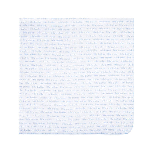 Little Brother Printed Swaddle Blanket