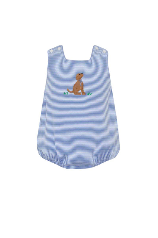 Puppy Blue Stripe Sun Bubble