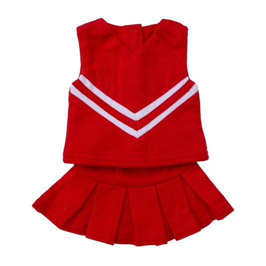 Doll Cheer Uniform (18 in. doll) - Red