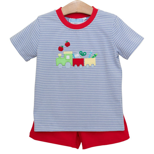 School Supplies Train Short Set