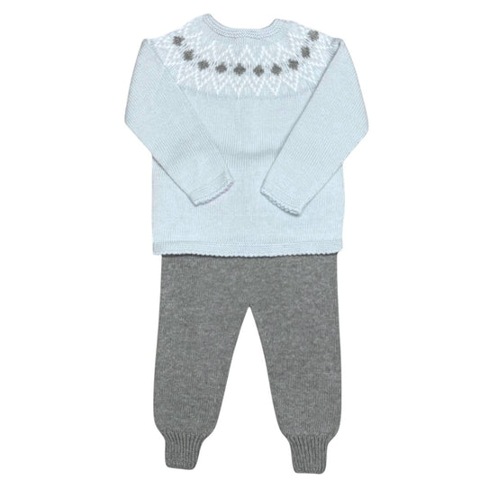 Diamond Infant Fair Isle Jogger Set