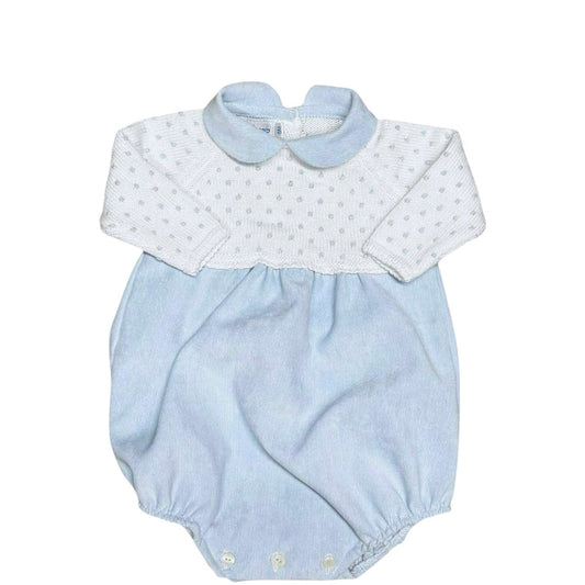 Collar Dot Corduroy Bubble