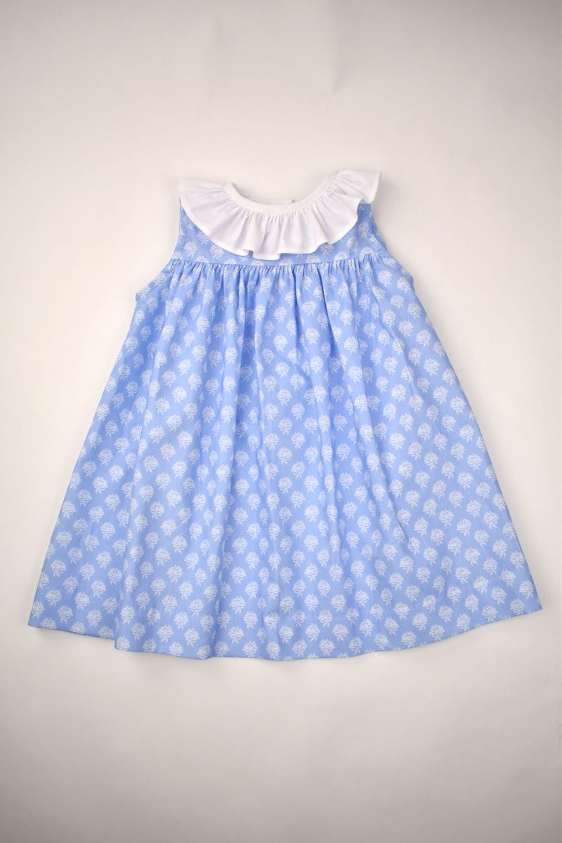 Blue Float Dress Floral Bouquets