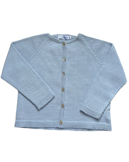 4 Button Cardigan Blue/Pink