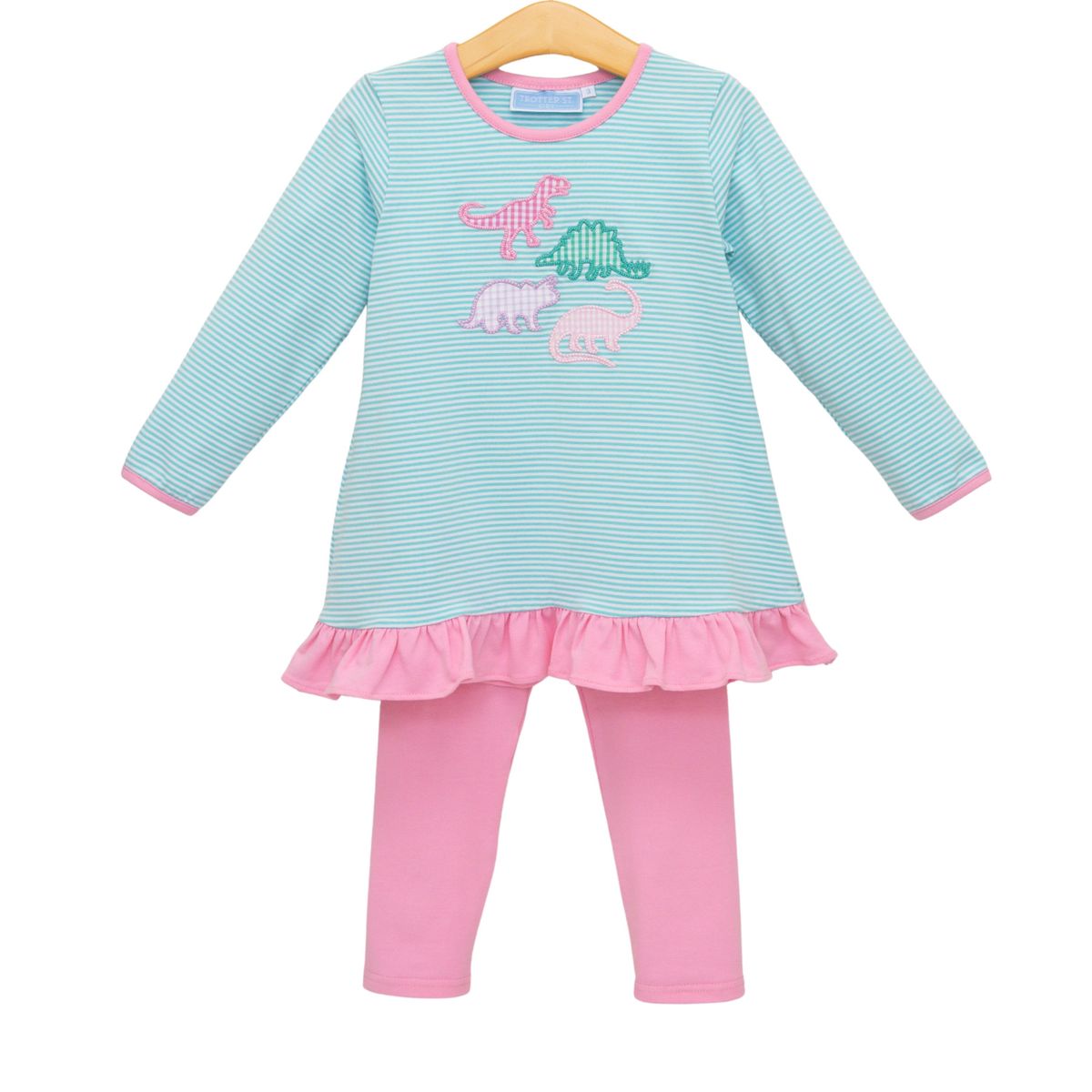 Dino Ruffle Pants Set