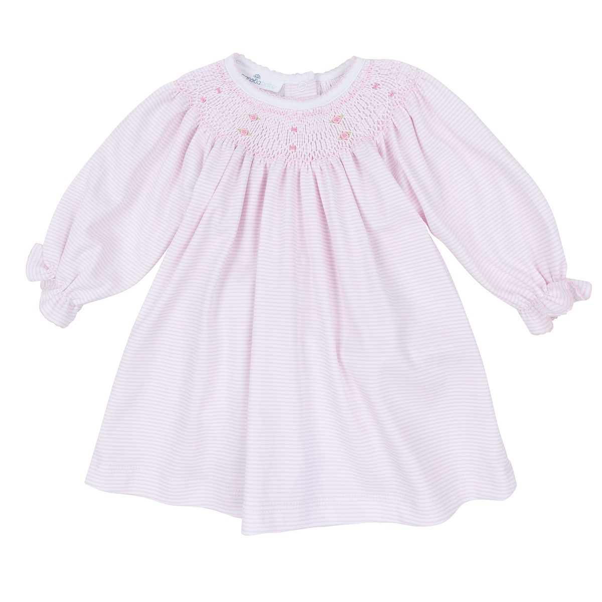 Anna Pink Bishop Long Sleeve Dress Set