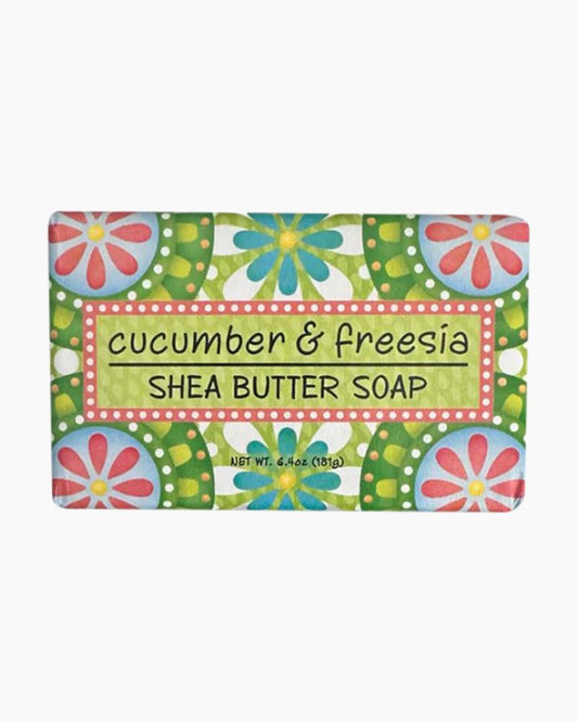 Cucumber Freesia Wrap Soap