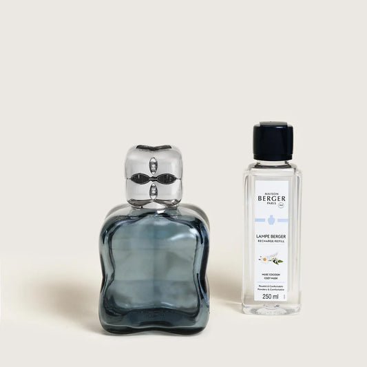 Cozy Steele Blue Lampe Gift Set