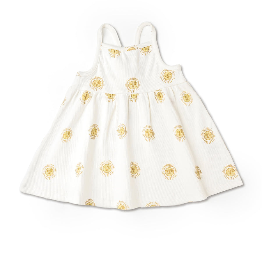 Summer Sun Tie Back Strap Dress