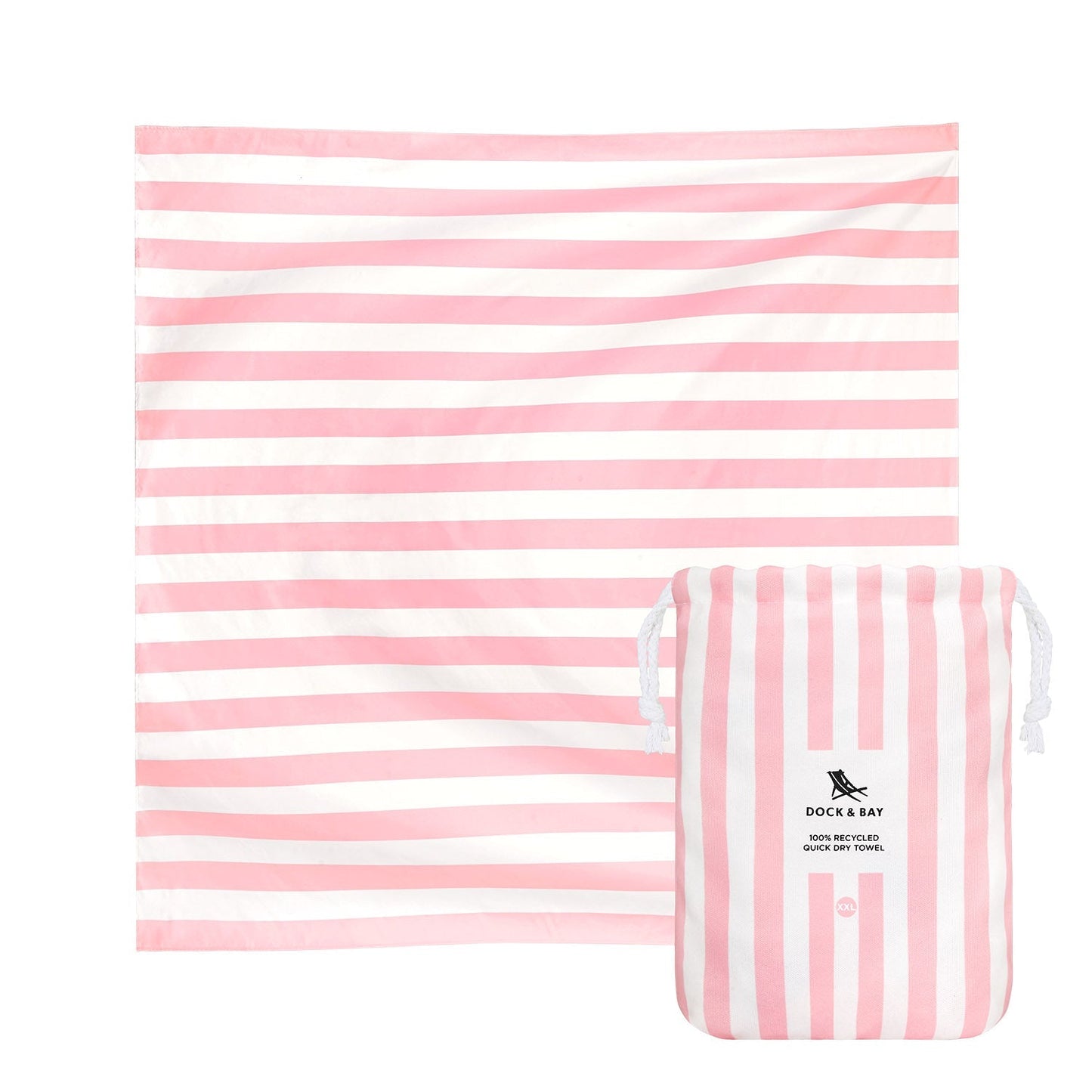 Malibu Pink Quick Dry Cabana Towel