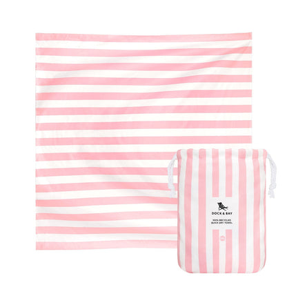 Malibu Pink Quick Dry Cabana Towel