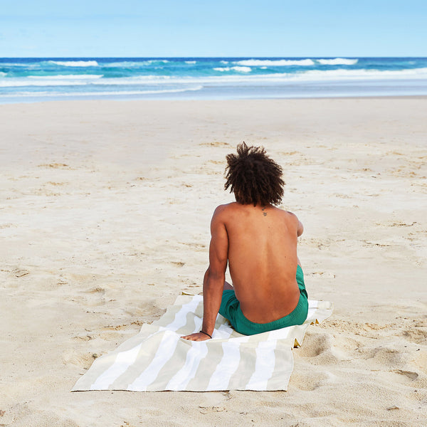 Bor Bora Beige Quick Dry Cabana Towel