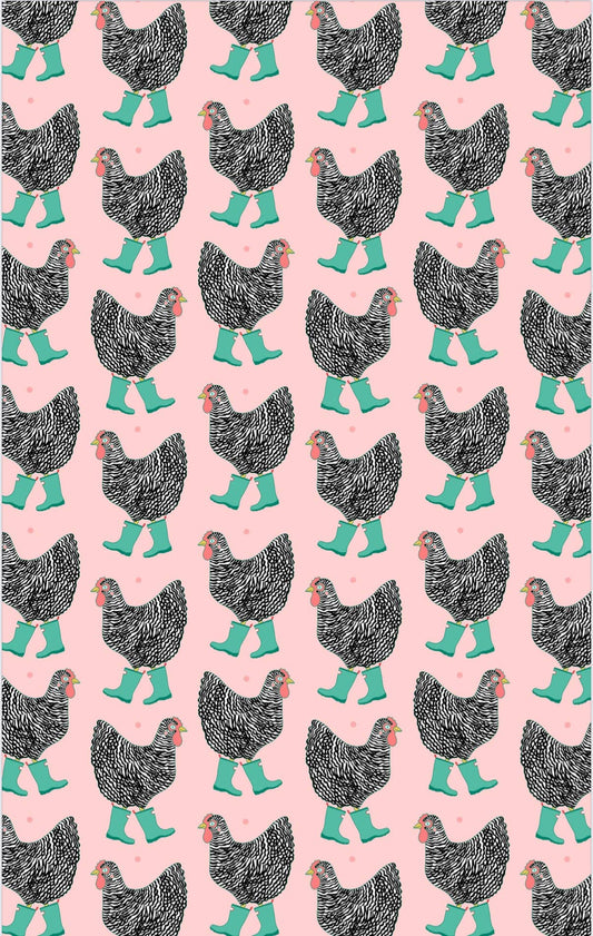 Chick In Boots: Double-Sided Hand Towel