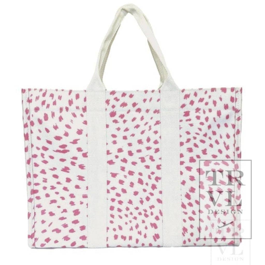 Spot on! Large Tote - Spot Pink